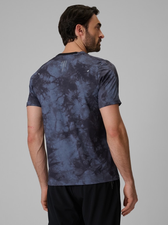 Męska koszulka treningowa z nadrukiem 4F 4FRSS26TFTSM2292 - czarna