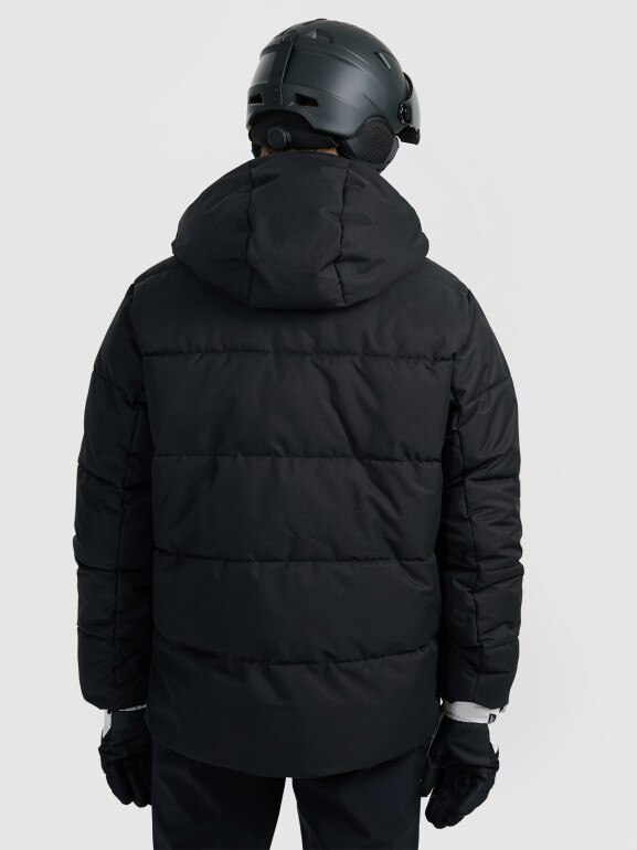 Męska kurtka narciarska 4F 4FWAW25TTJAM0788 - czarna