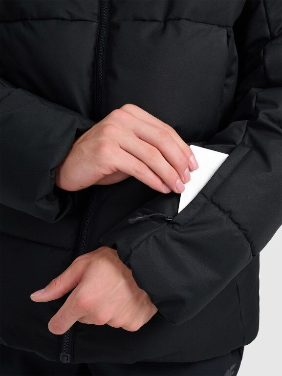 Męska kurtka narciarska 4F 4FWAW25TTJAM0788 - czarna