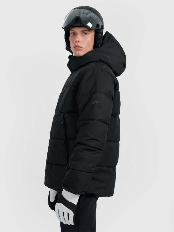 Męska kurtka narciarska 4F 4FWAW25TTJAM0788 - czarna