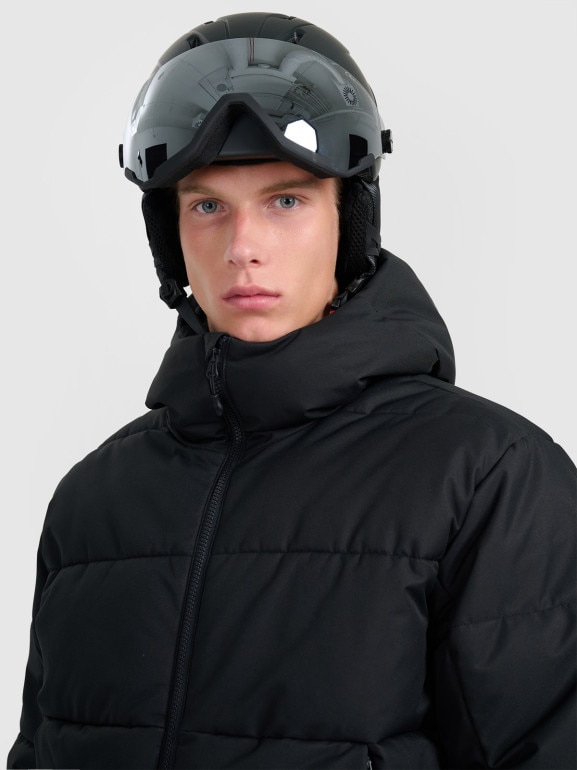 Męska kurtka narciarska 4F 4FWAW25TTJAM0788 - czarna