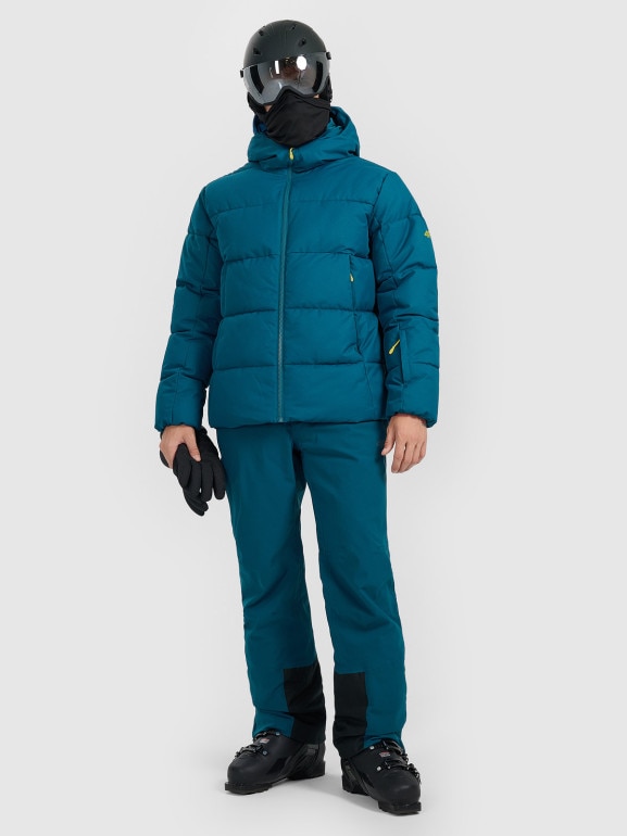 Męska kurtka narciarska 4F 4FWAW25TTJAM0788 - niebieska