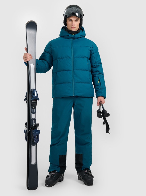 Męska kurtka narciarska 4F 4FWAW25TTJAM0788 - niebieska