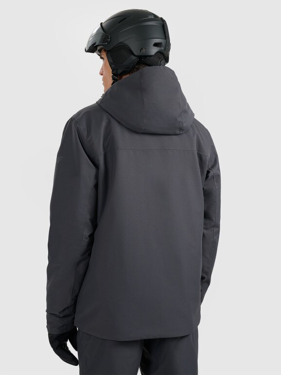 Męska kurtka narciarska 4F 4FWAW25TTJAM0951 - szara