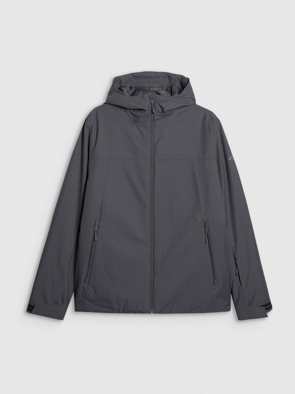 Męska kurtka narciarska 4F 4FWAW25TTJAM0951 - szara