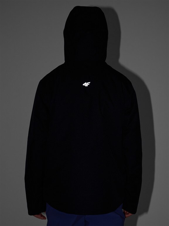 Męska kurtka narciarska 4F 4FRAW25TTJAM1079 - czarna