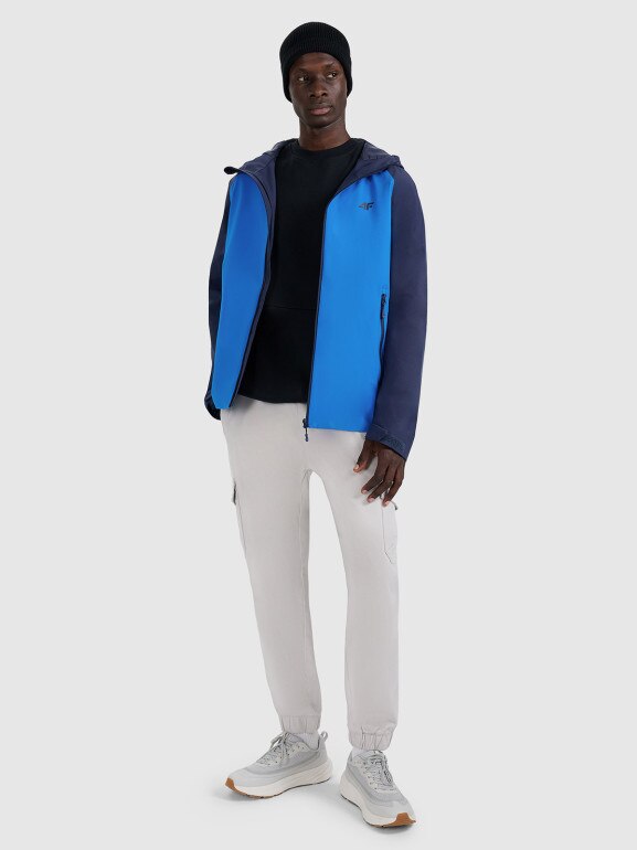 Męska kurtka przejściowa 4F 4FRAW25TTJAM0963 - niebieska