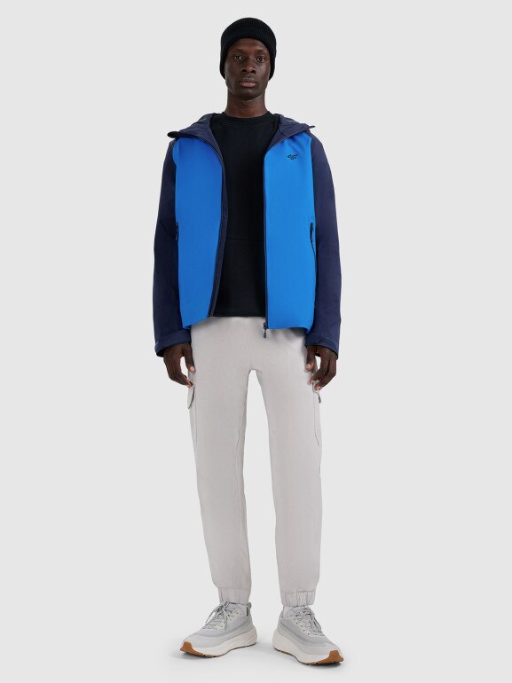 Męska kurtka przejściowa 4F 4FRAW25TTJAM0963 - niebieska