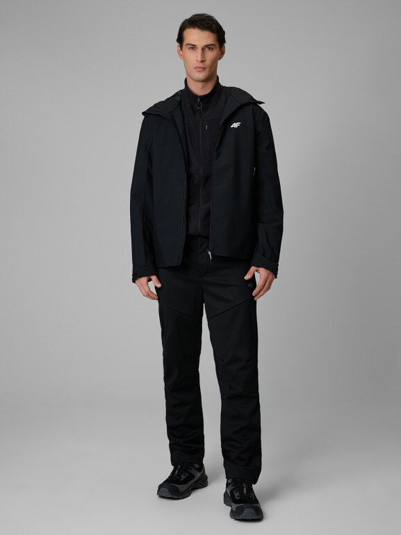 Męska kurtka przejściowa 4F 4FWSS26TTJAM1120 - czarna