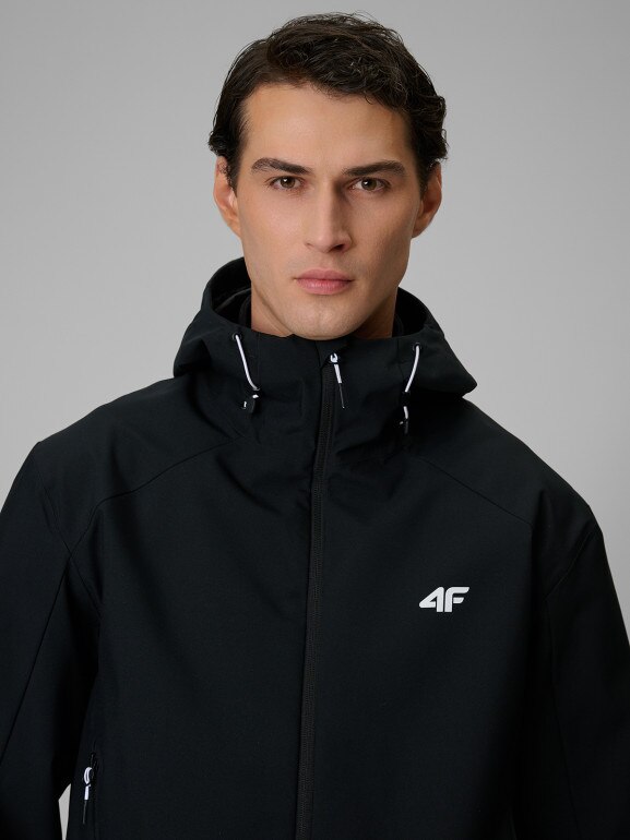 Męska kurtka przejściowa 4F 4FWSS26TTJAM1120 - czarna