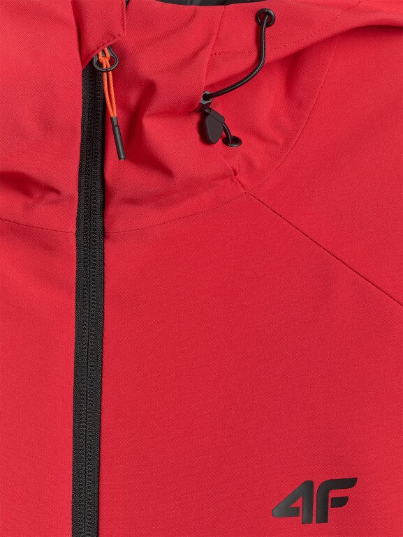Męska kurtka przejściowa 4F 4FWSS26TTJAM1120 - czerwona