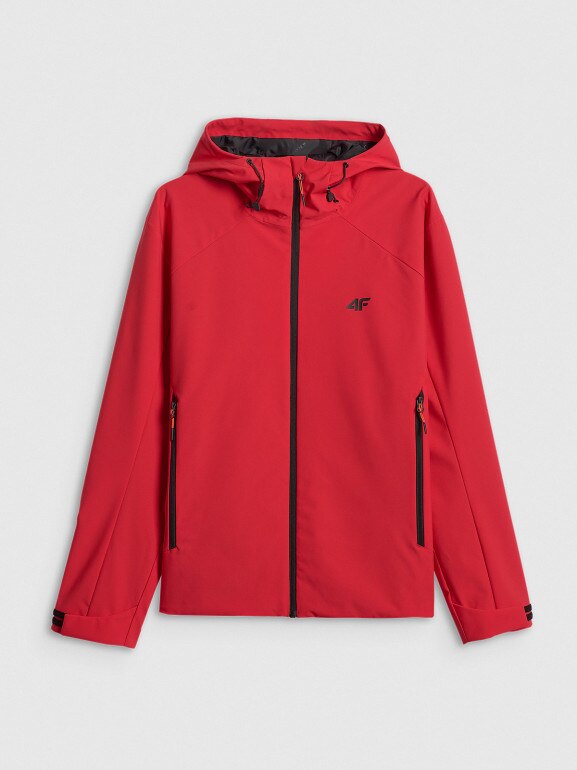 Męska kurtka przejściowa 4F 4FWSS26TTJAM1120 - czerwona