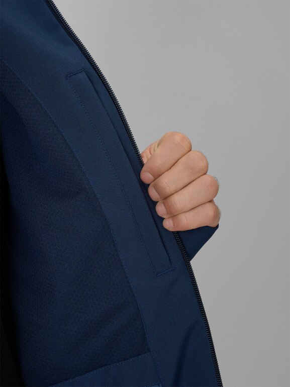 Męska kurtka przejściowa 4F 4FWSS26TTJAM1120 - granatowa