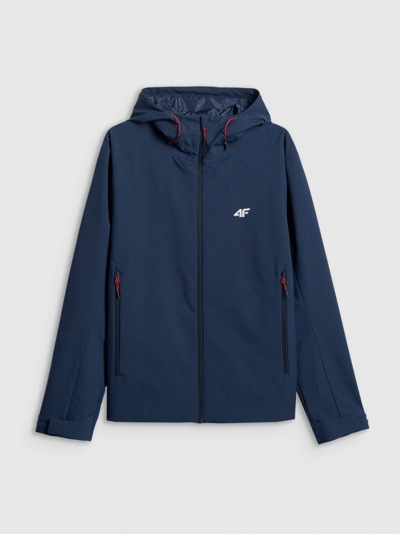 Męska kurtka przejściowa 4F 4FWSS26TTJAM1120 - granatowa