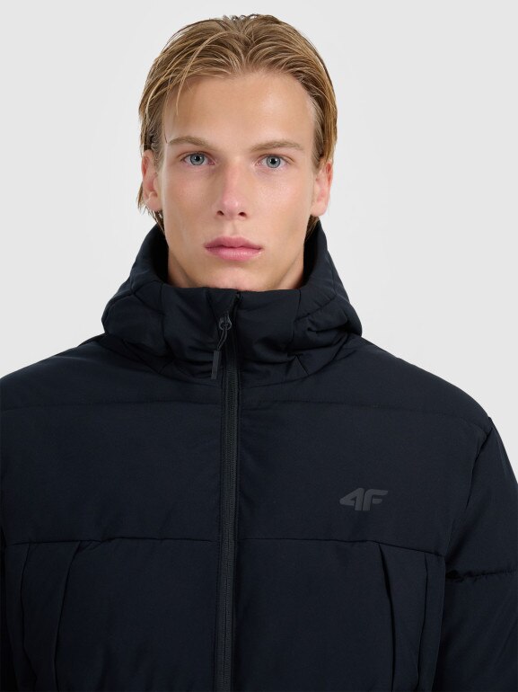 Męska kurtka puchowa 4F 4FRAW25TDJAM0794 - czarna