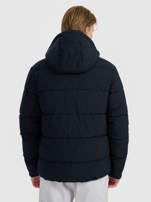 Męska kurtka puchowa 4F 4FRAW25TDJAM0794 - czarna