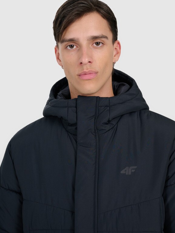 Męska kurtka puchowa 4F 4FRAW25TDJAM0795 - czarna