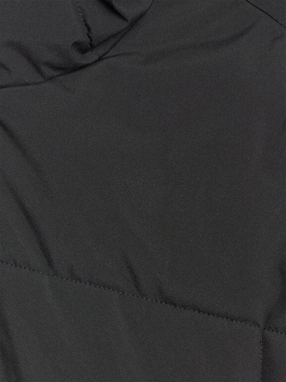 Męska kurtka puchowa pikowana 4F 4FWAW25TDJAM0710 - czarna