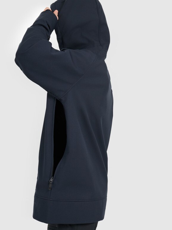 Męska kurtka snowboardowa 4F 4FRAW25TSOFM509 - czarna