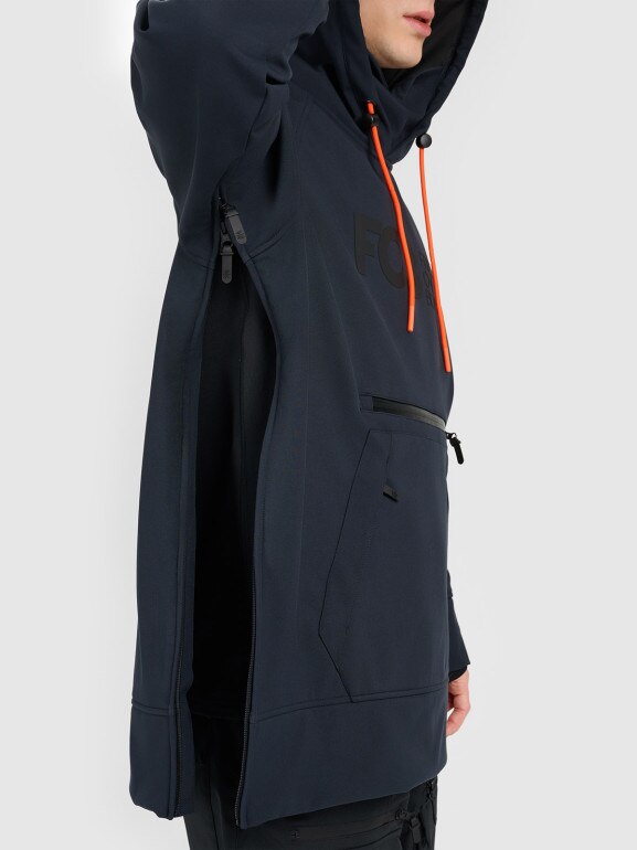 Męska kurtka snowboardowa 4F 4FRAW25TSOFM509 - czarna