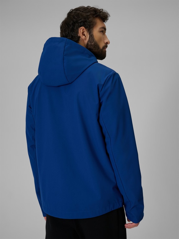 Męska kurtka softshell 4F 4FRSS26TSOFM624 - granatowa
