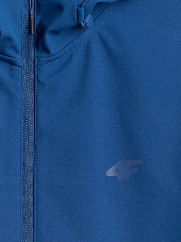 Męska kurtka softshell 4F 4FRSS26TSOFM624 - granatowa
