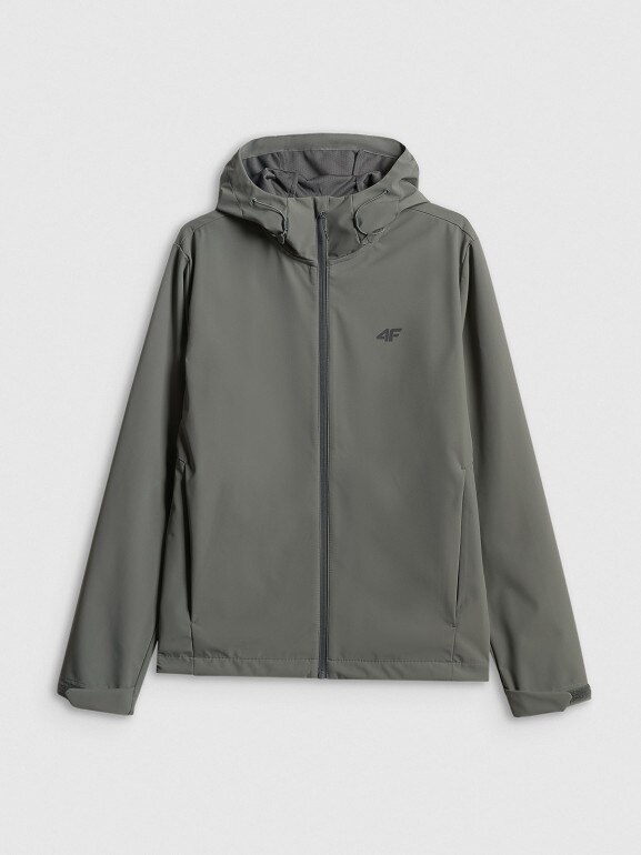 Męska kurtka softshell 4F 4FRSS26TSOFM624 - zielona