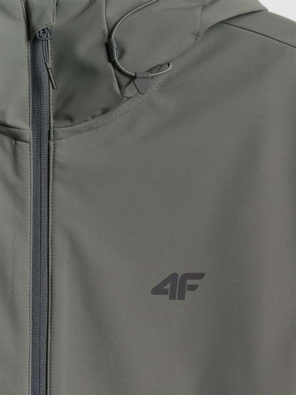 Męska kurtka softshell 4F 4FRSS26TSOFM624 - zielona