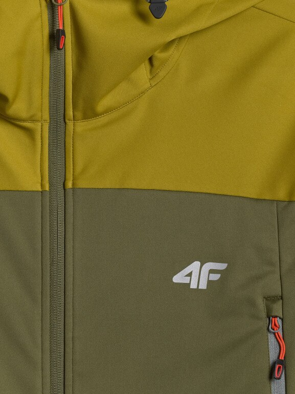 Męska kurtka trekkingowa 4F 4FWSS26TSOFM540 - khaki