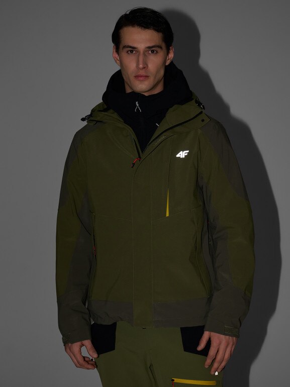 Męska kurtka trekkingowa 4F 4FWSS26TTJAM1103 - khaki