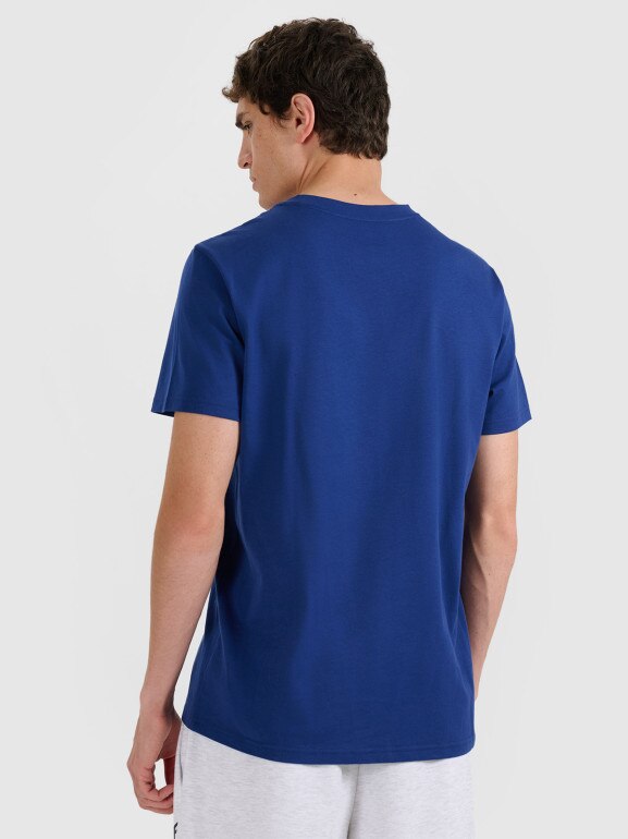 Męski t-shirt basic (2-pak) 4F 4FRMM00TTSHM2705 - multikolor