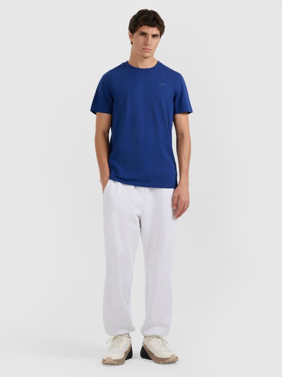 Męski t-shirt basic (2-pak) 4F 4FRMM00TTSHM2705 - multikolor