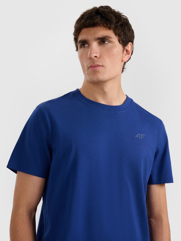 Męski t-shirt basic (2-pak) 4F 4FRMM00TTSHM2705 - multikolor