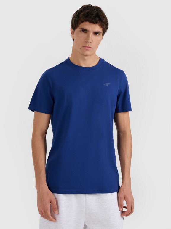 Męski t-shirt basic (2-pak) 4F 4FRMM00TTSHM2705 - multikolor