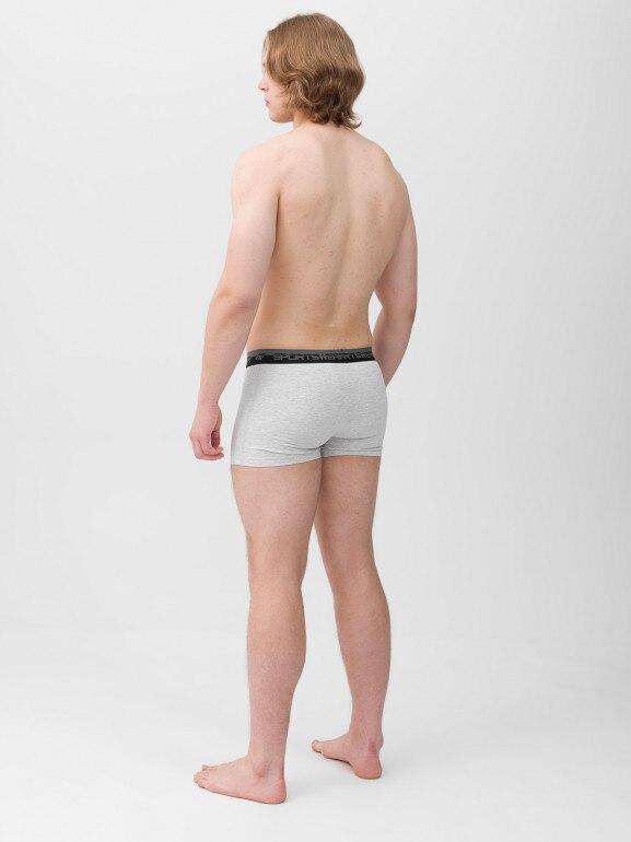 Męskie bokserki (2-pack) 4F 4FWMM00UBXSM051 - białe
