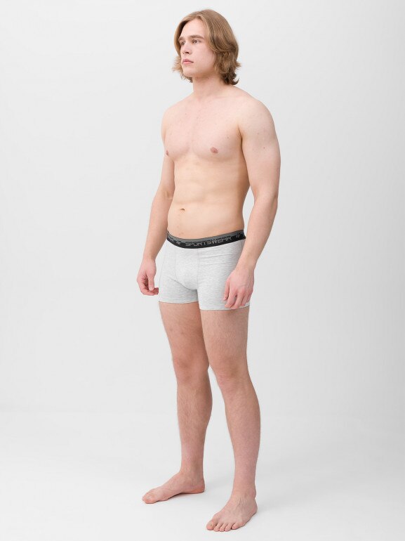Męskie bokserki (2-pack) 4F 4FWMM00UBXSM051 - białe