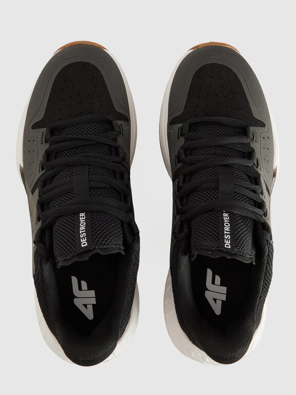 Męskie buty halowe 4F Destroyer 4FRSS25FSPOM165 - czarne