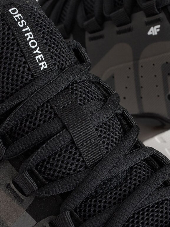 Męskie buty halowe 4F Destroyer 4FRSS25FSPOM165 - czarne
