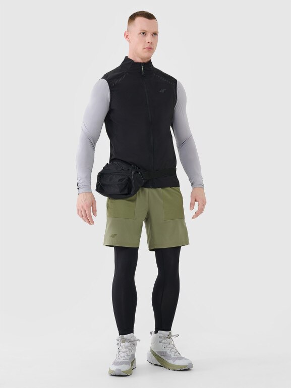 Męskie buty trekkingowe 4F 4FWMM00FOTSM038 - zielone