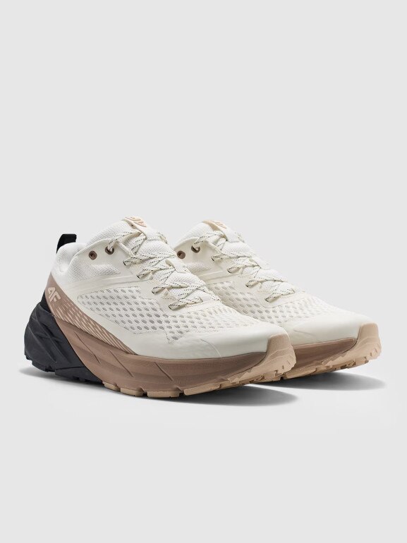 Męskie buty trekkingowe 4F SPEED HIKER 4FWMM00FOTSM036 - beżowe