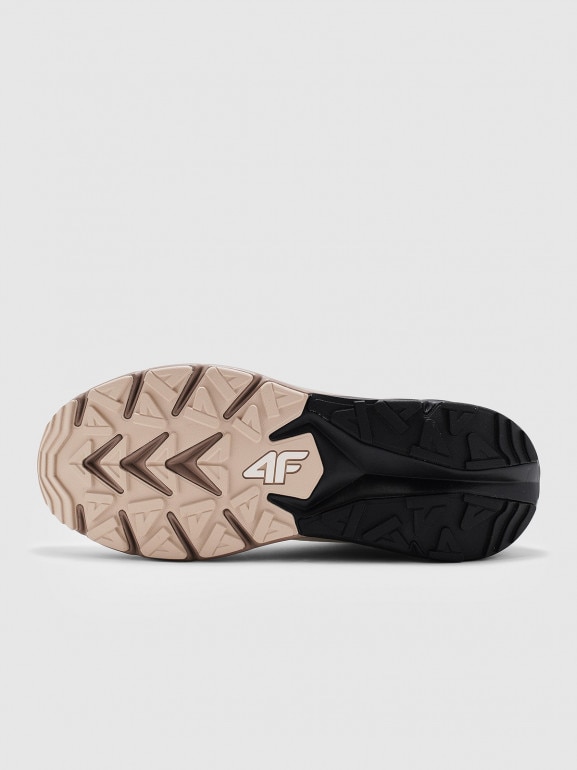 Męskie buty trekkingowe trailowe Speed Hiker 4F 4FWAW24FOTSM025 - beżowe