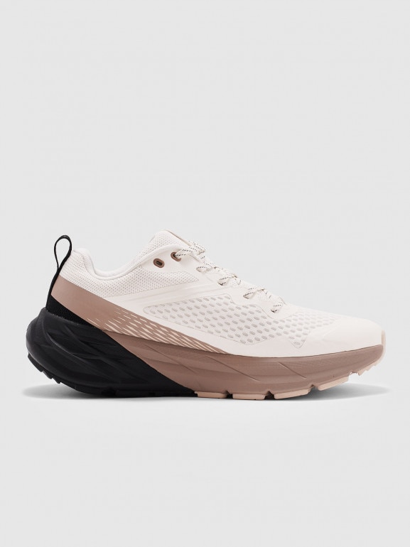 Męskie buty trekkingowe trailowe Speed Hiker 4F 4FWAW24FOTSM025 - beżowe