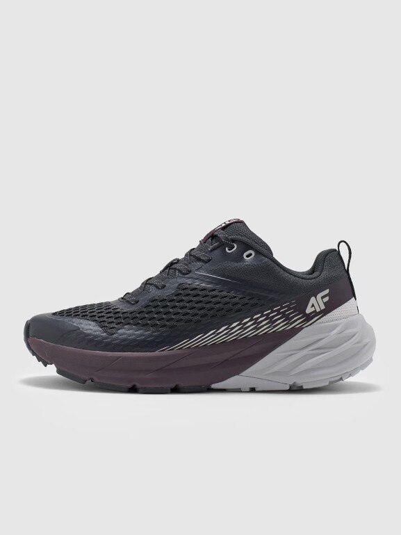 Męskie buty trekkingowe trailowe Speed Hiker 4F 4FWMM00FOTSM037 - fioletowe