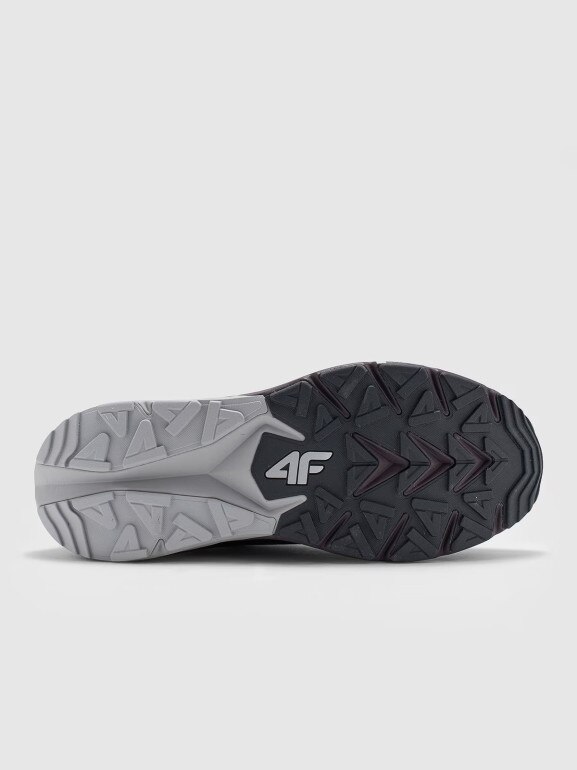 Męskie buty trekkingowe trailowe Speed Hiker 4F 4FWMM00FOTSM037 - fioletowe