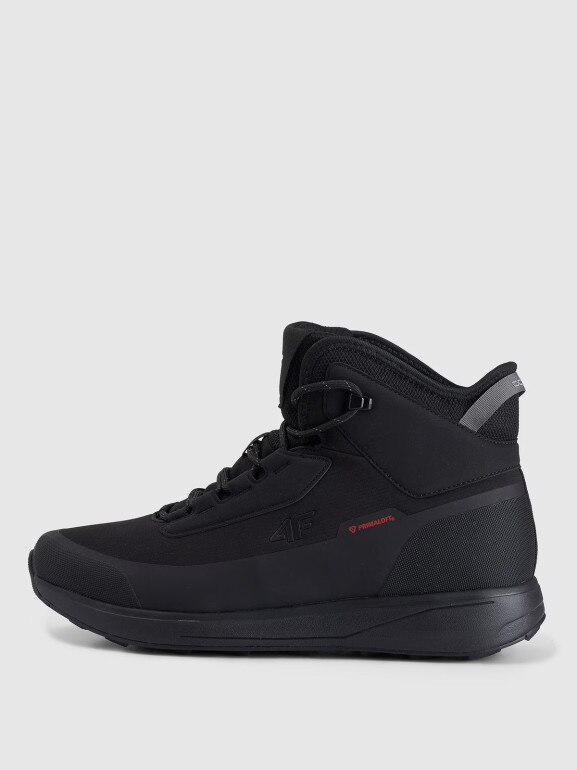 Męskie buty zimowe śniegowce 4F 4FRAW25FWINM064 - czarne