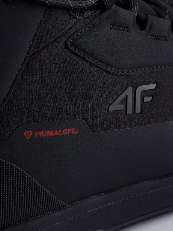 Męskie buty zimowe śniegowce 4F 4FRAW25FWINM064 - czarne