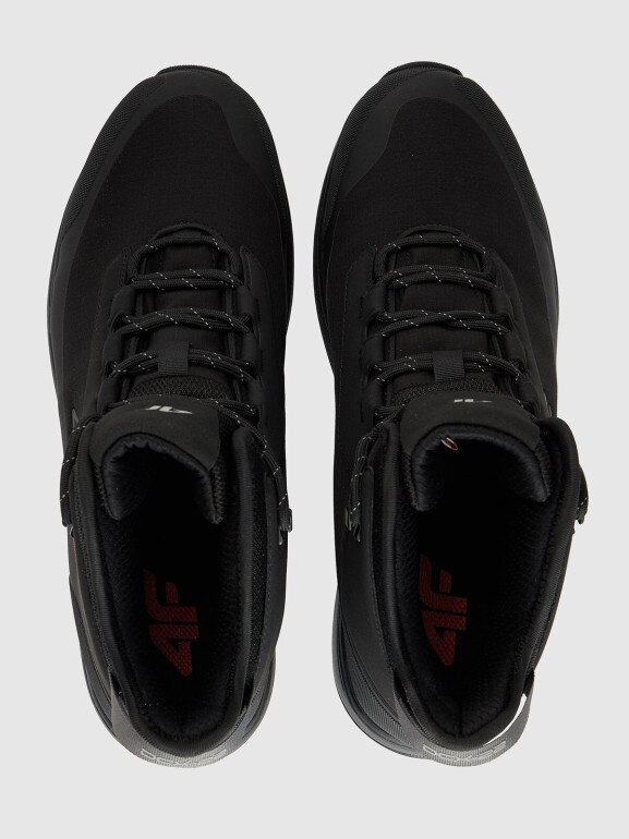 Męskie buty zimowe śniegowce 4F 4FRAW25FWINM064 - czarne