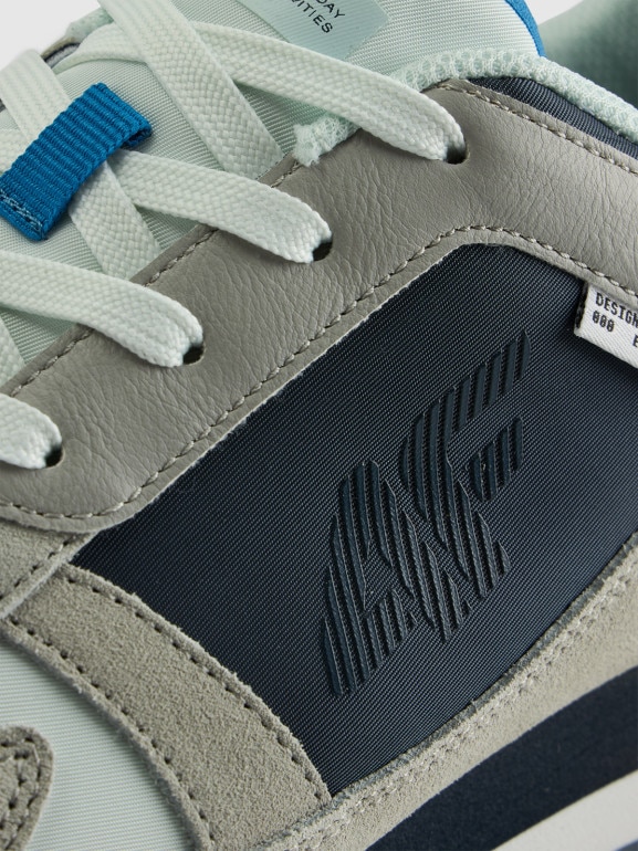 Męskie sneakersy 4CITY 4F 4FRSS26FSNEM023 - szare