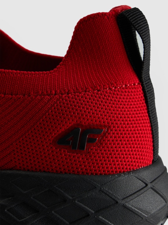 Męskie sneakersy VELOCORE 4F 4FRSS26FSNEM018 - czerwone