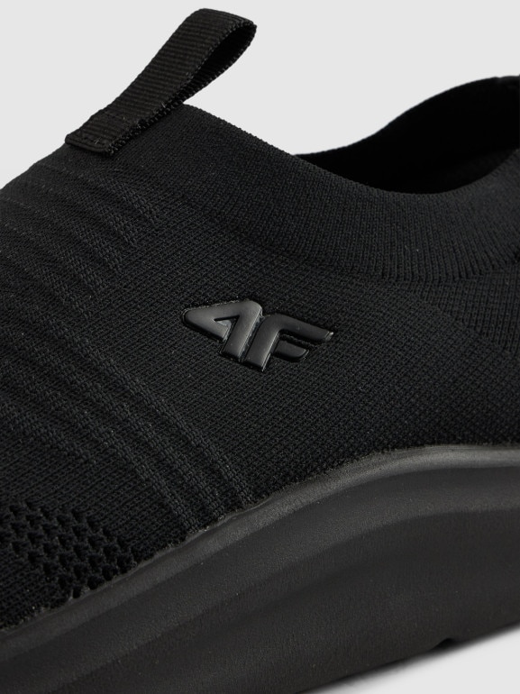 Męskie sneakersy wsuwane NEONITE 4F 4FRSS26FSNEM020 - czarne